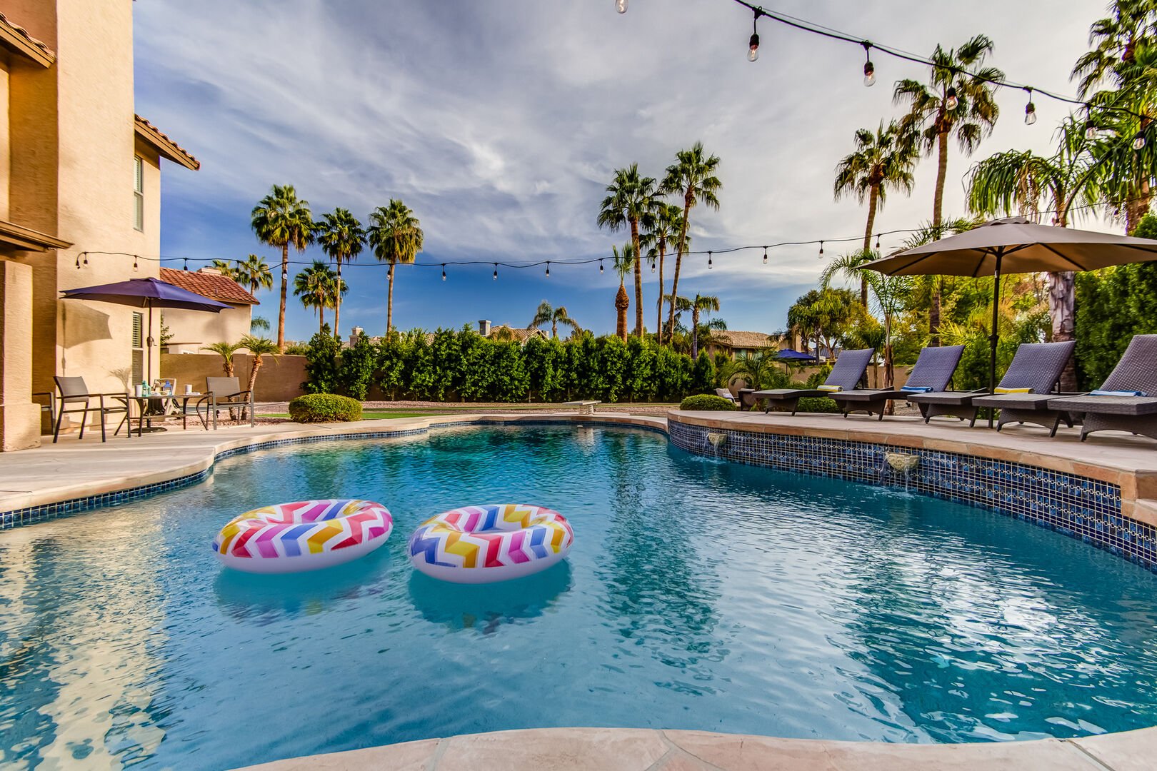 An oasis-like backyard in one of our FlipKey Scottsdale rentals.